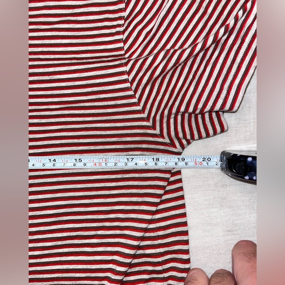 APC rue madame Paris Mens striped crewnexk Tee T-Shirt M - Picture 2 of 4